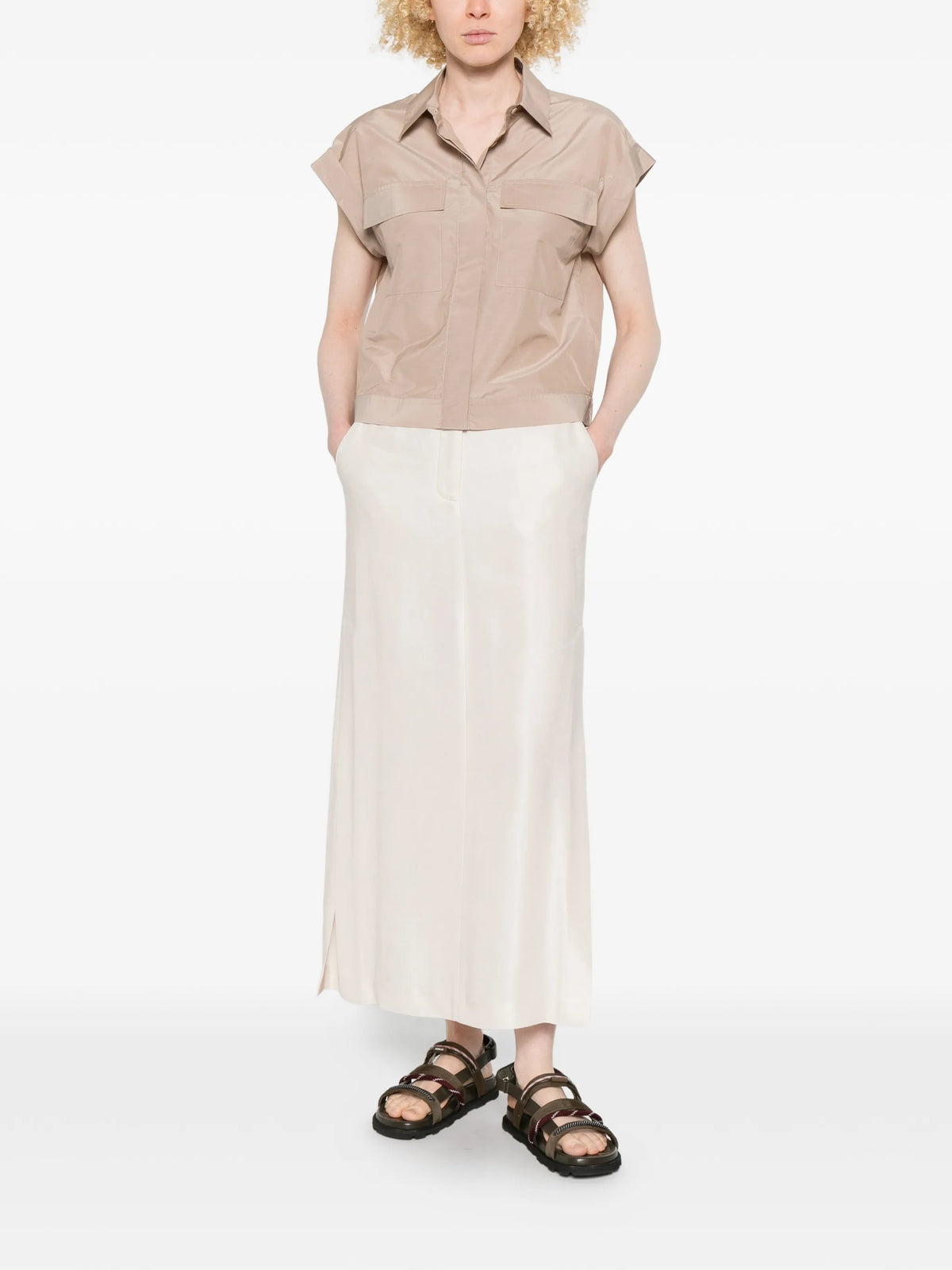 PESERICO SIGN MIDI SKIRT