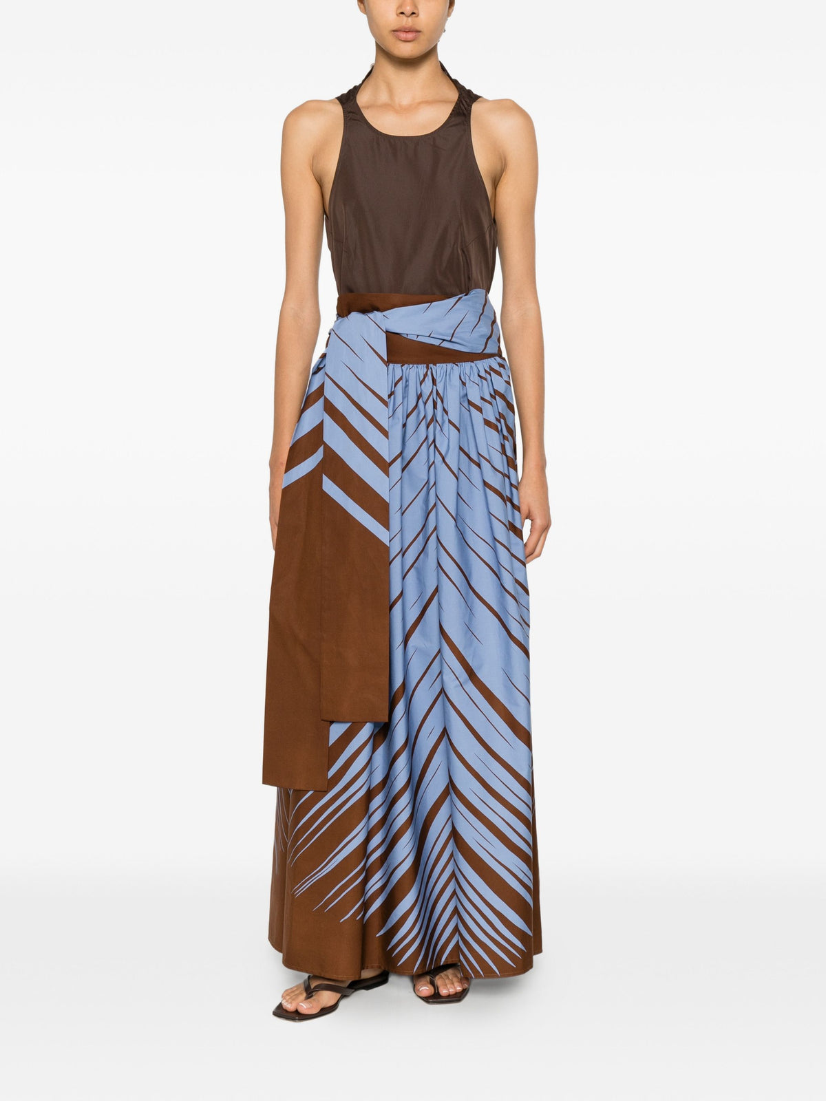 CO.GO PRINT MAXI SKIRT