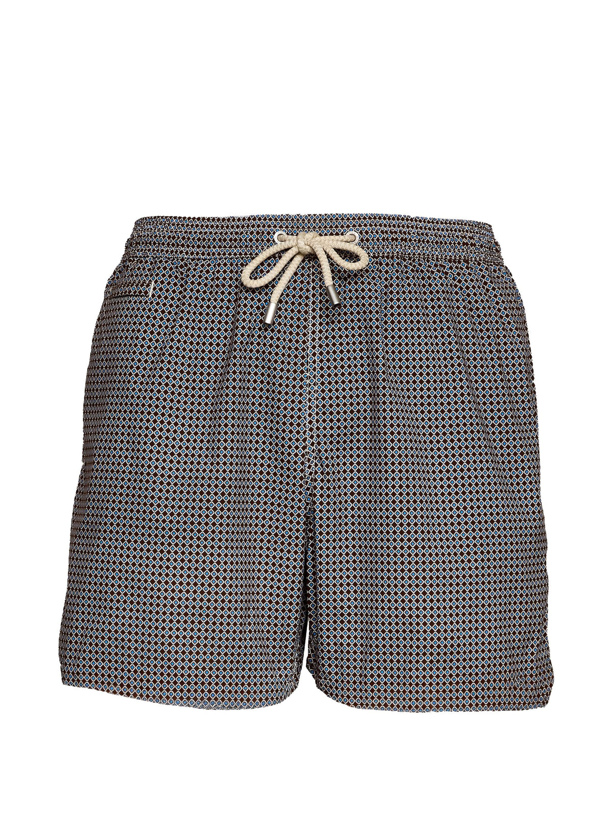 MC2 SAINT BARTH GEOMETRIC SWIM SHORTS