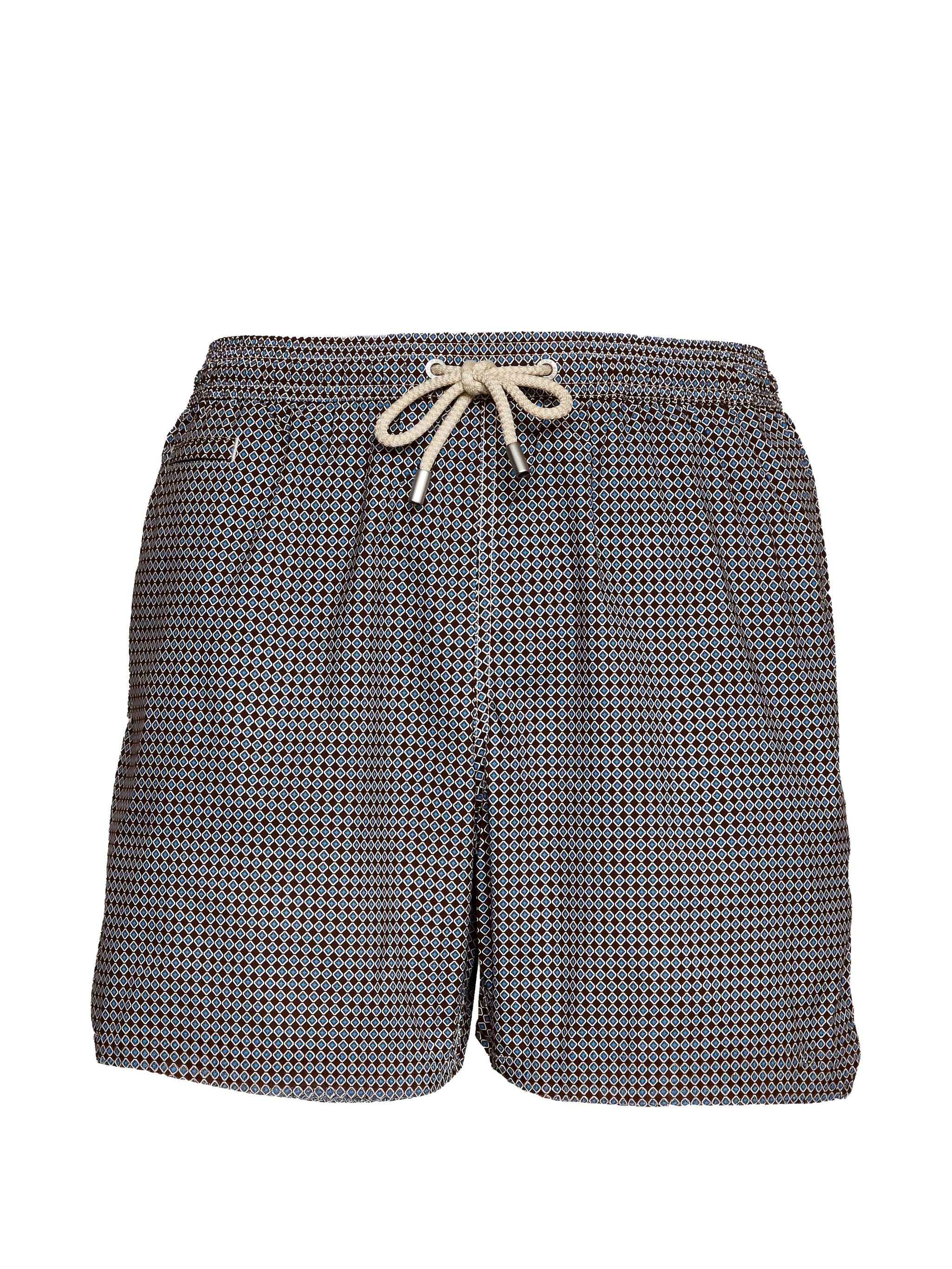 MC2 SAINT BARTH GEOMETRIC SWIM SHORTS