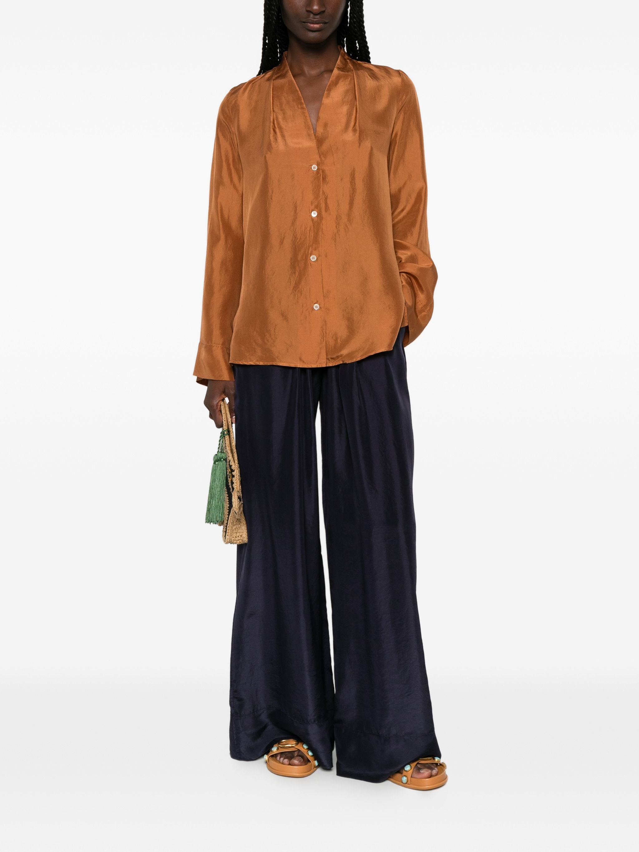 FORTE FORTE SILK SHIRT