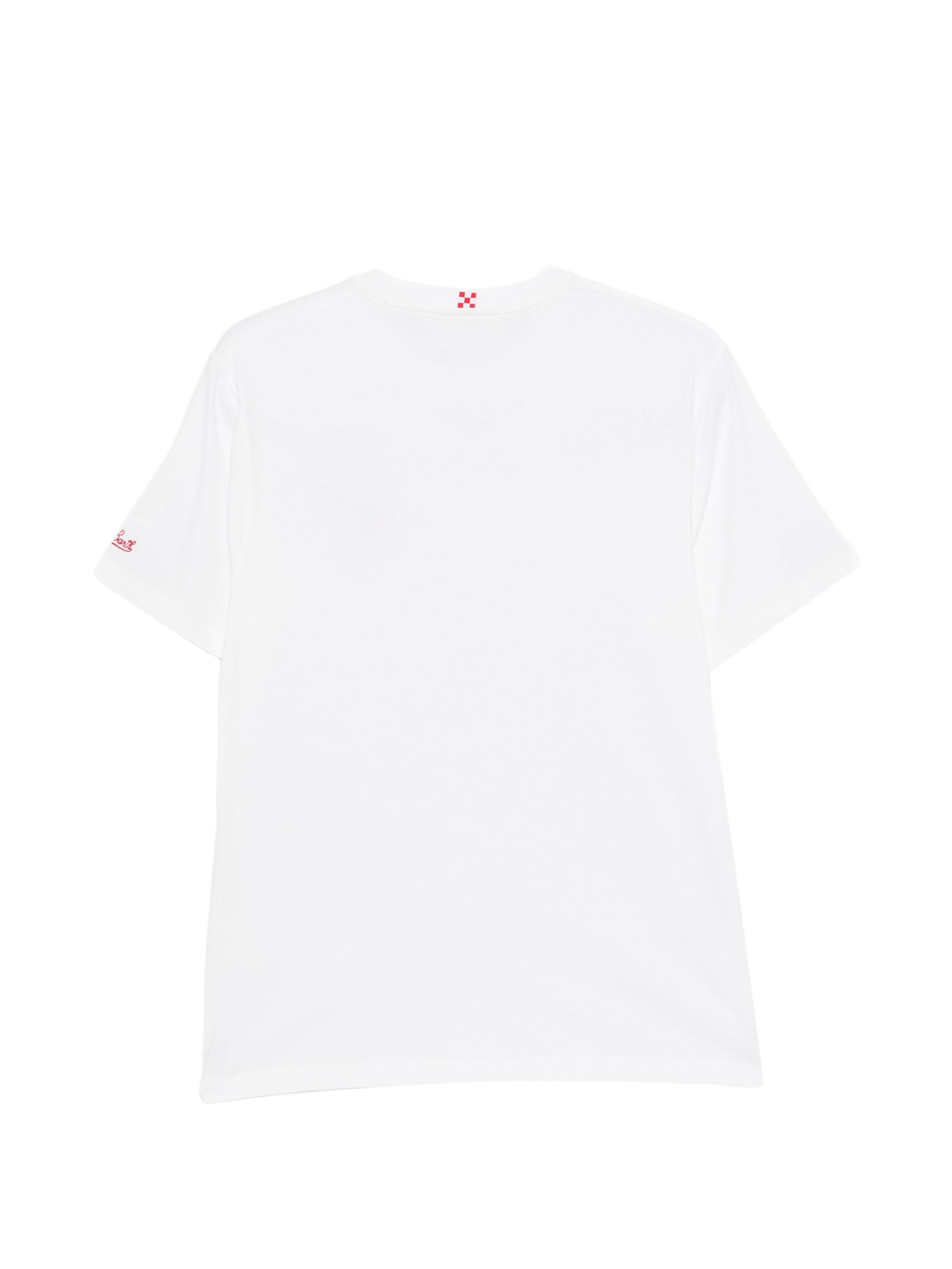 MC2 SAINT BARTH SNOOPY COFFEE T-SHIRT