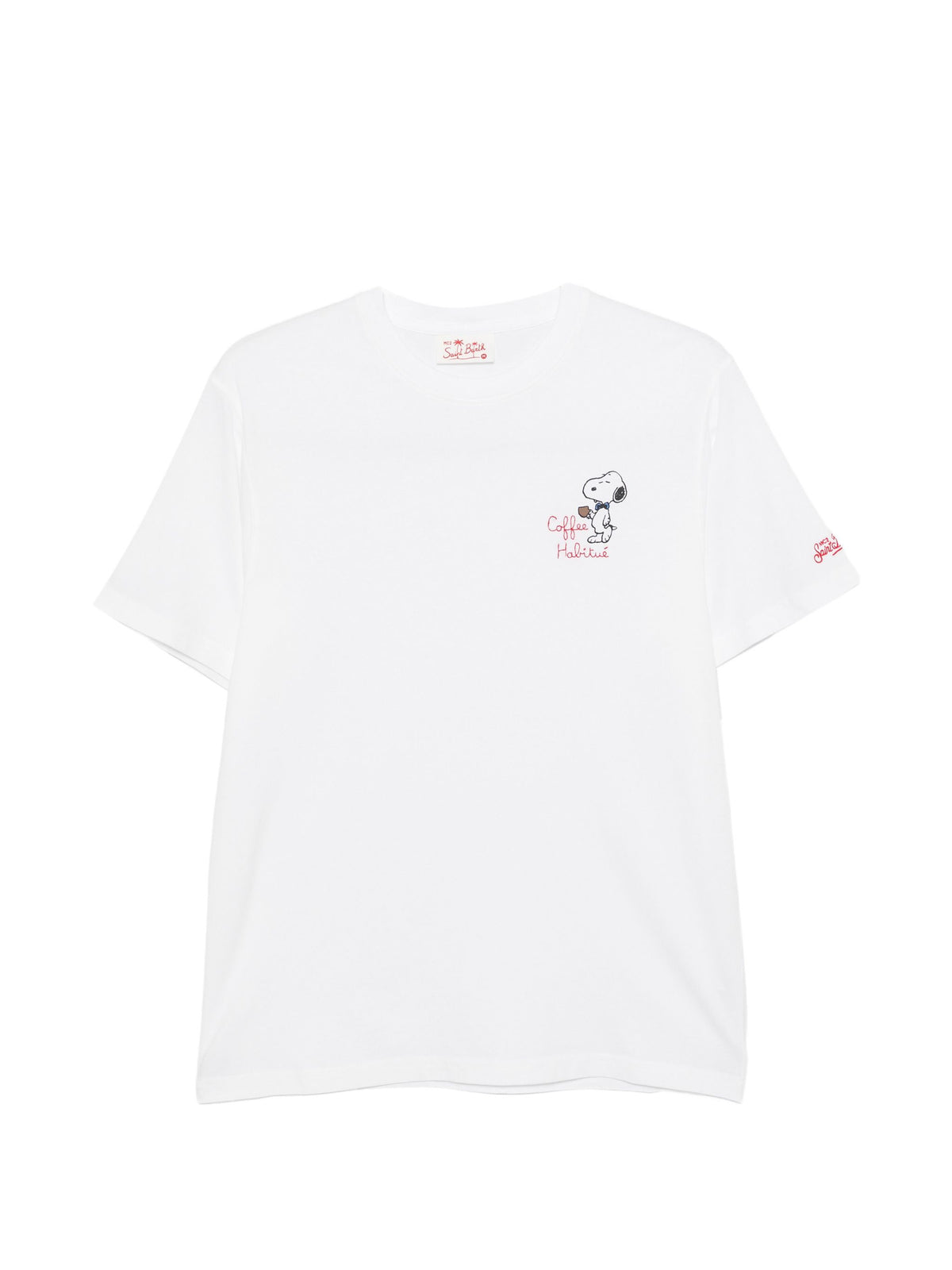MC2 SAINT BARTH SNOOPY COFFEE T-SHIRT