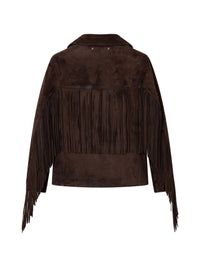 GOLDEN GOOSE FRINGES JACKET