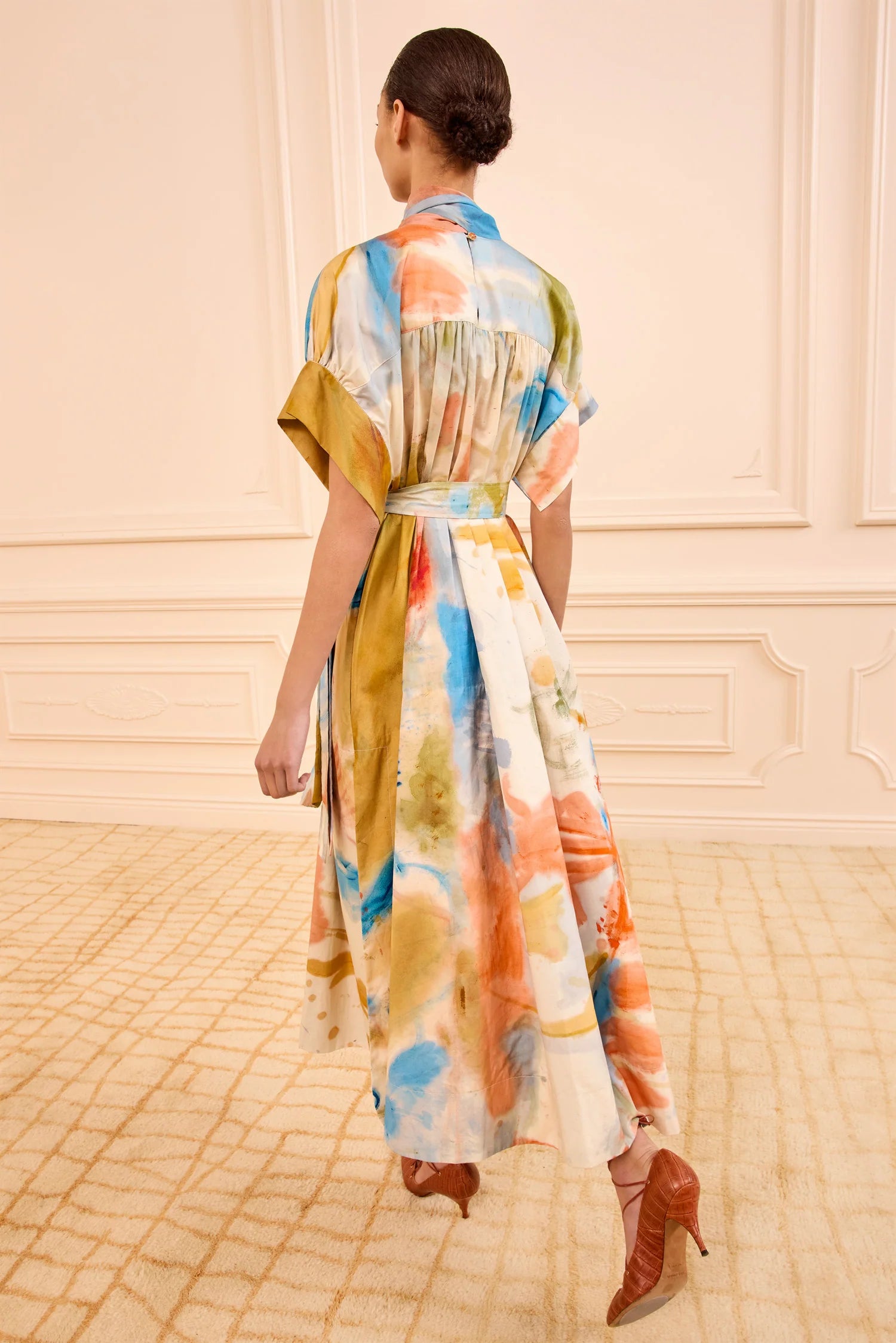 ULLA JOHNSON STUDIO SS COTTON DRESS