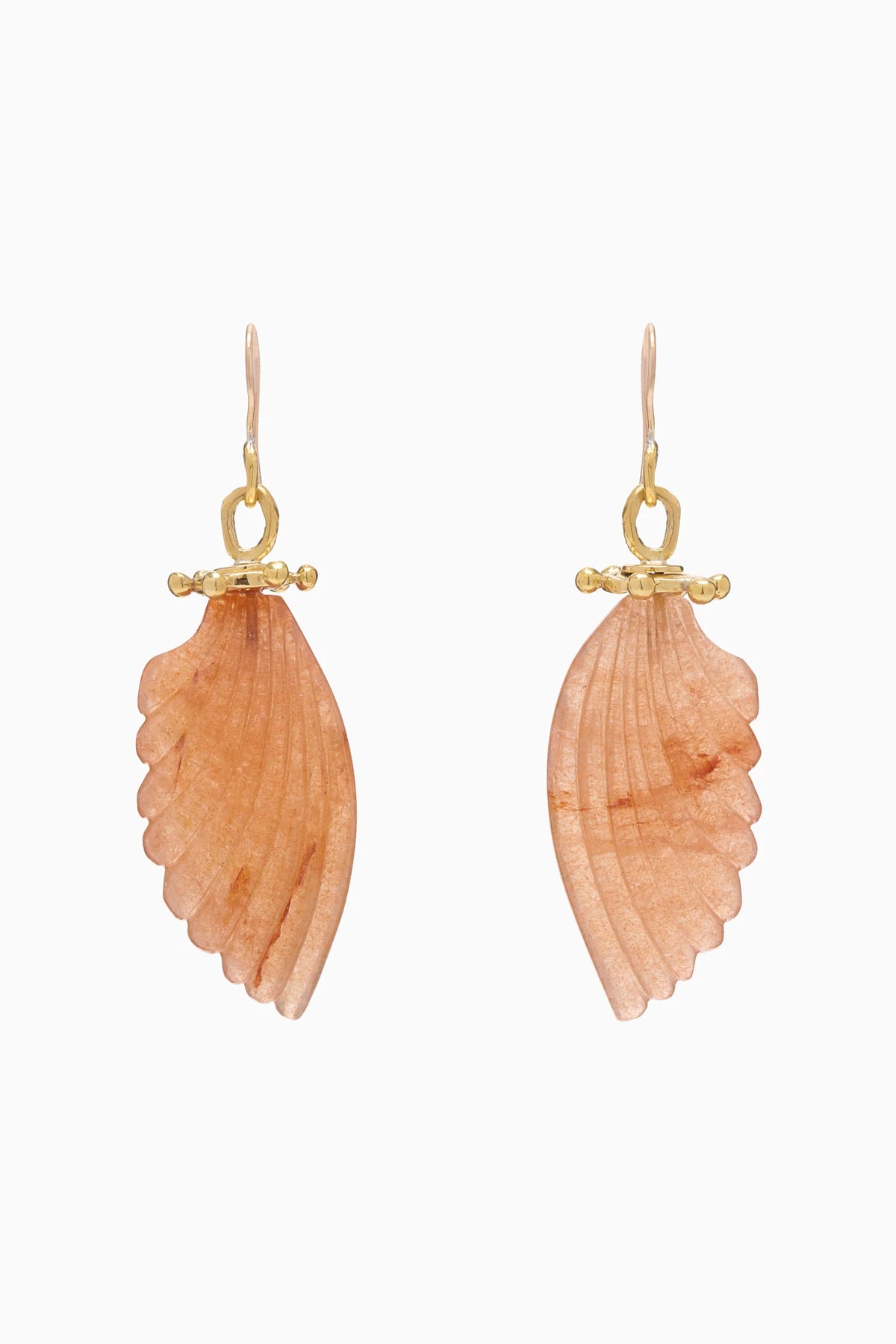 ULLA JOHNSON SMALL WING STONE DROP EARRING