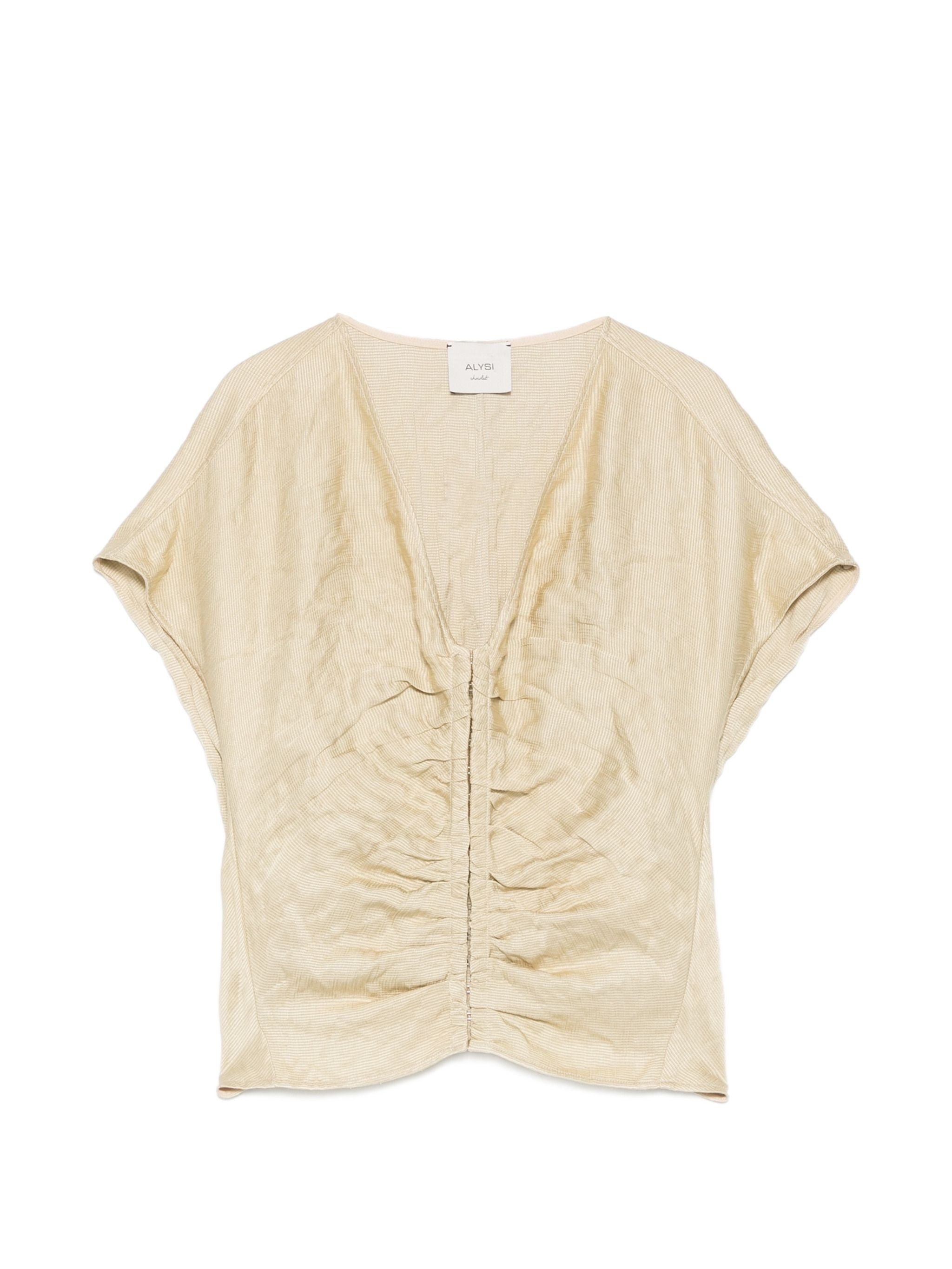 ALYSI RUCHED BLOUSE