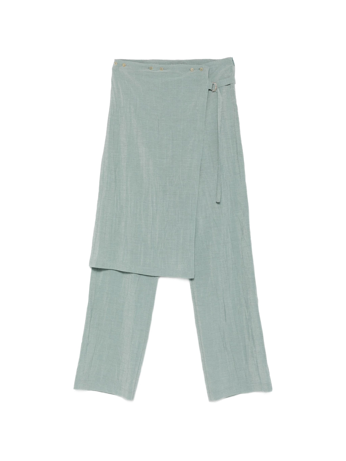 ALYSI LAYERED WRAP TROUSERS