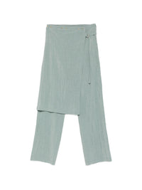 ALYSI LAYERED WRAP TROUSERS