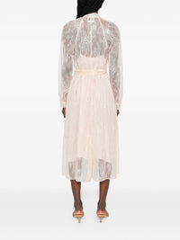 FORTE FORTE CHANTILLY LACE BOW-TIE DRESS