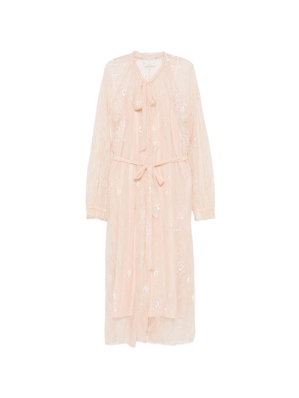 FORTE FORTE CHANTILLY LACE BOW-TIE DRESS
