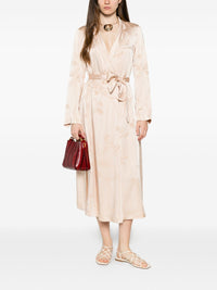 FORTE FORTE JACQUARD WRAP DRESS