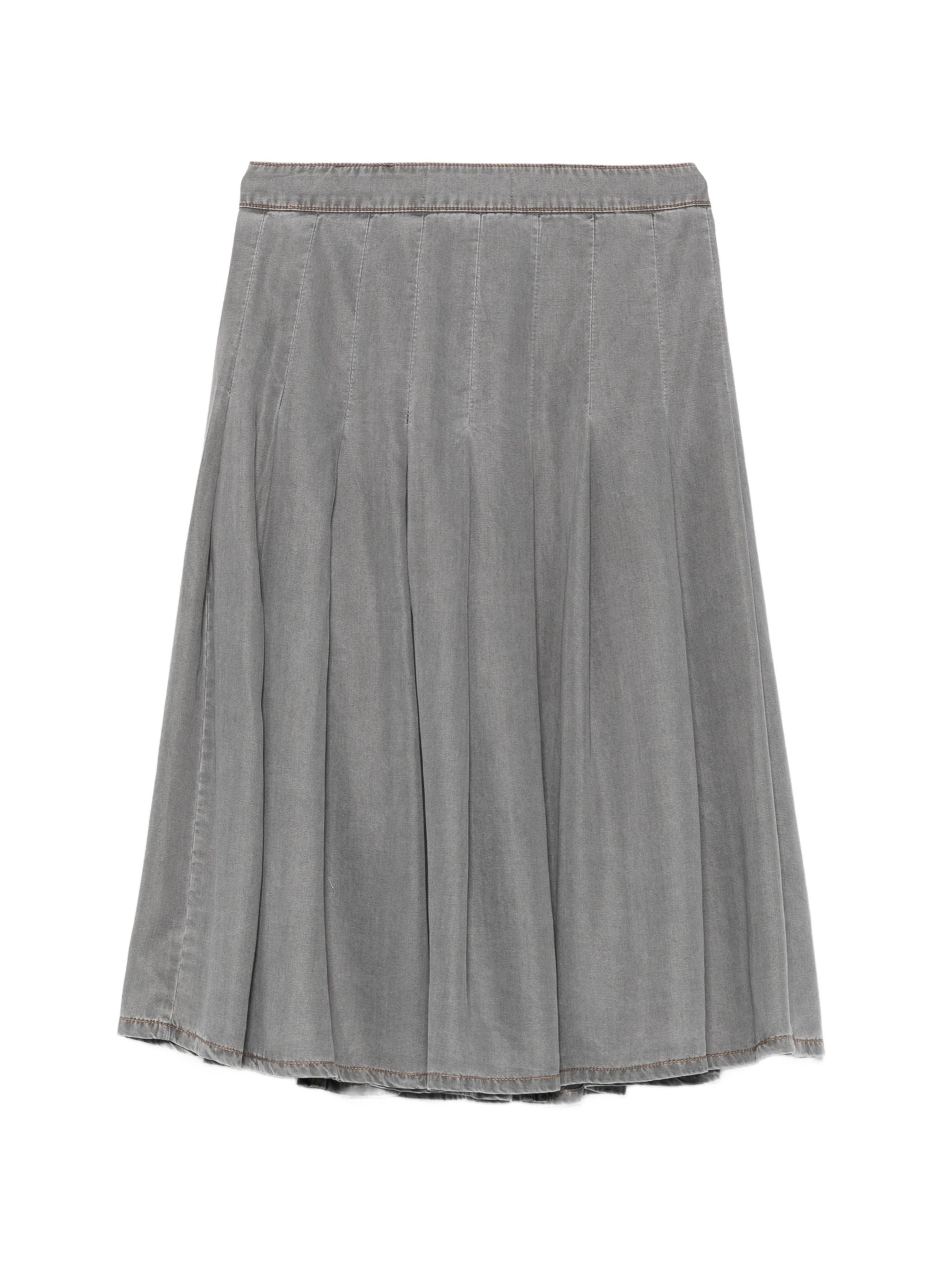 SEMICOUTURE PLEATED SKIRT