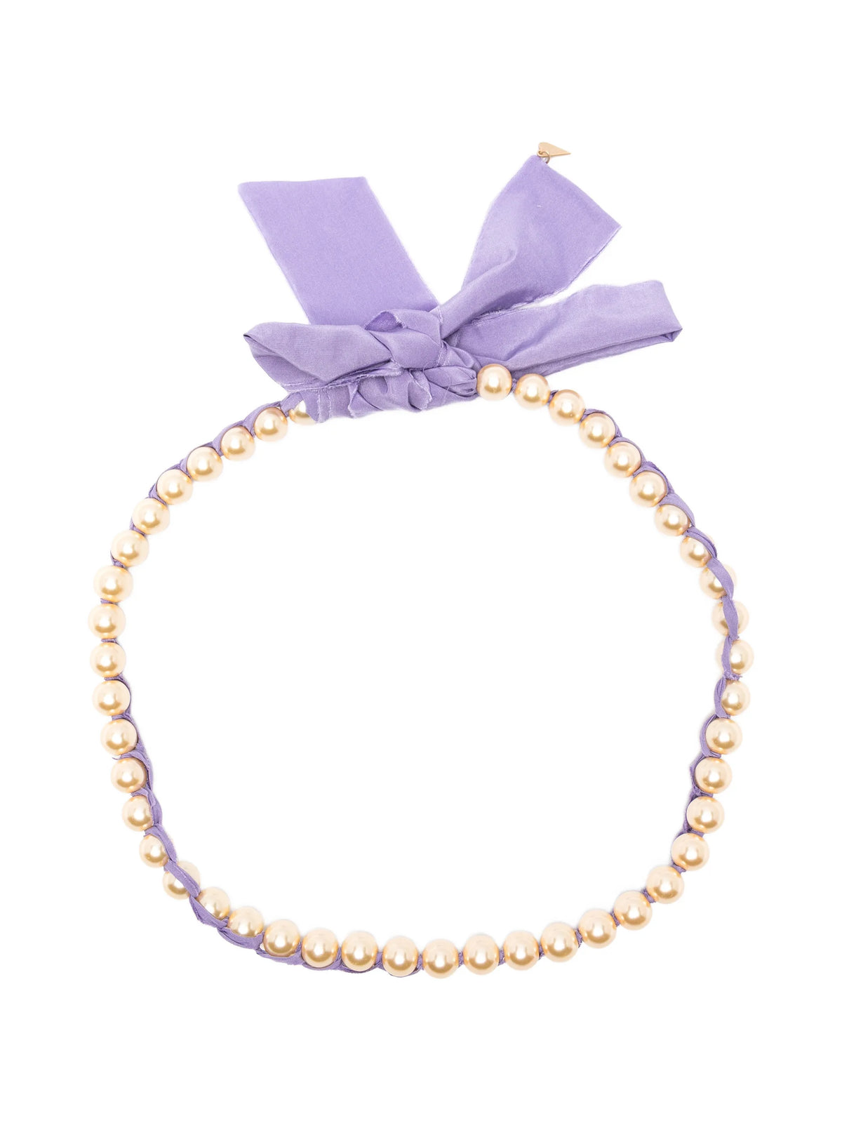FORTE FORTE GLASS PEARLS LONG NECKLACE