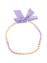 FORTE FORTE GLASS PEARLS LONG NECKLACE