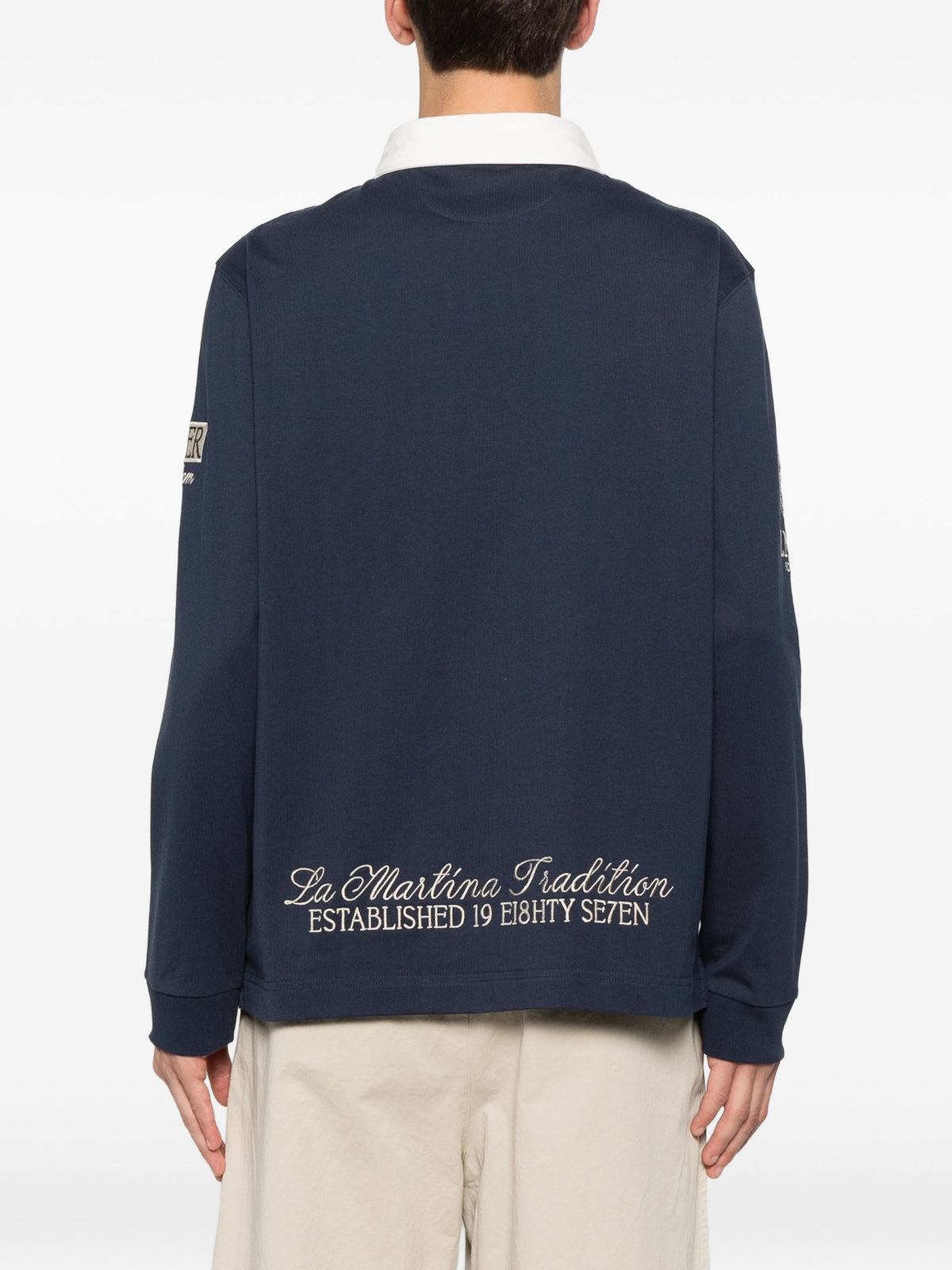 LA MARTINA LOGO PATCH POLO
