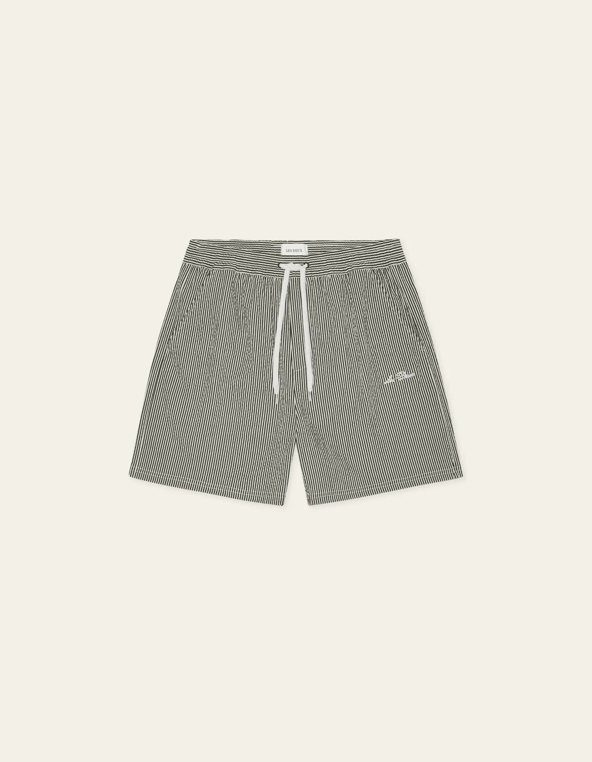 LES DEUX STAN STRIPE SWIMM SHORT