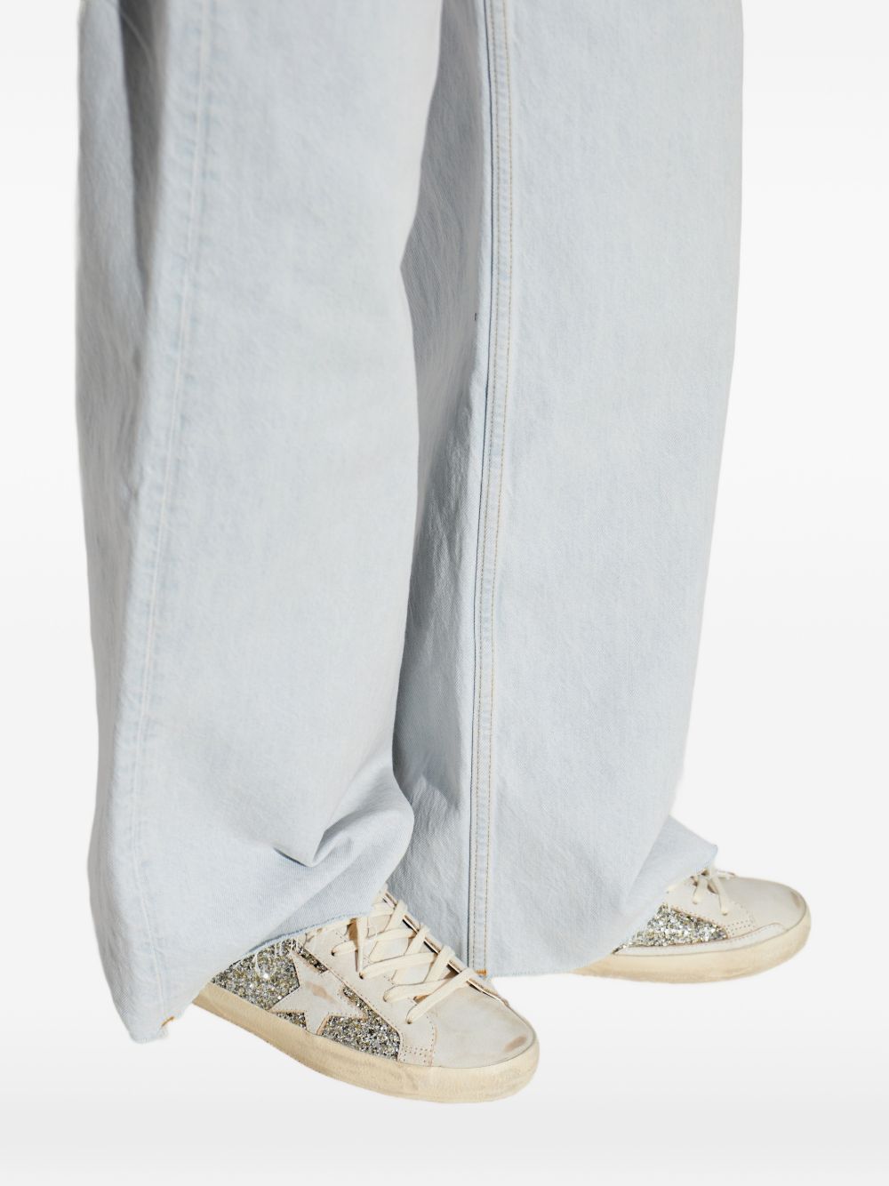 GOLDEN GOOSE SUPER STAR GLITTER