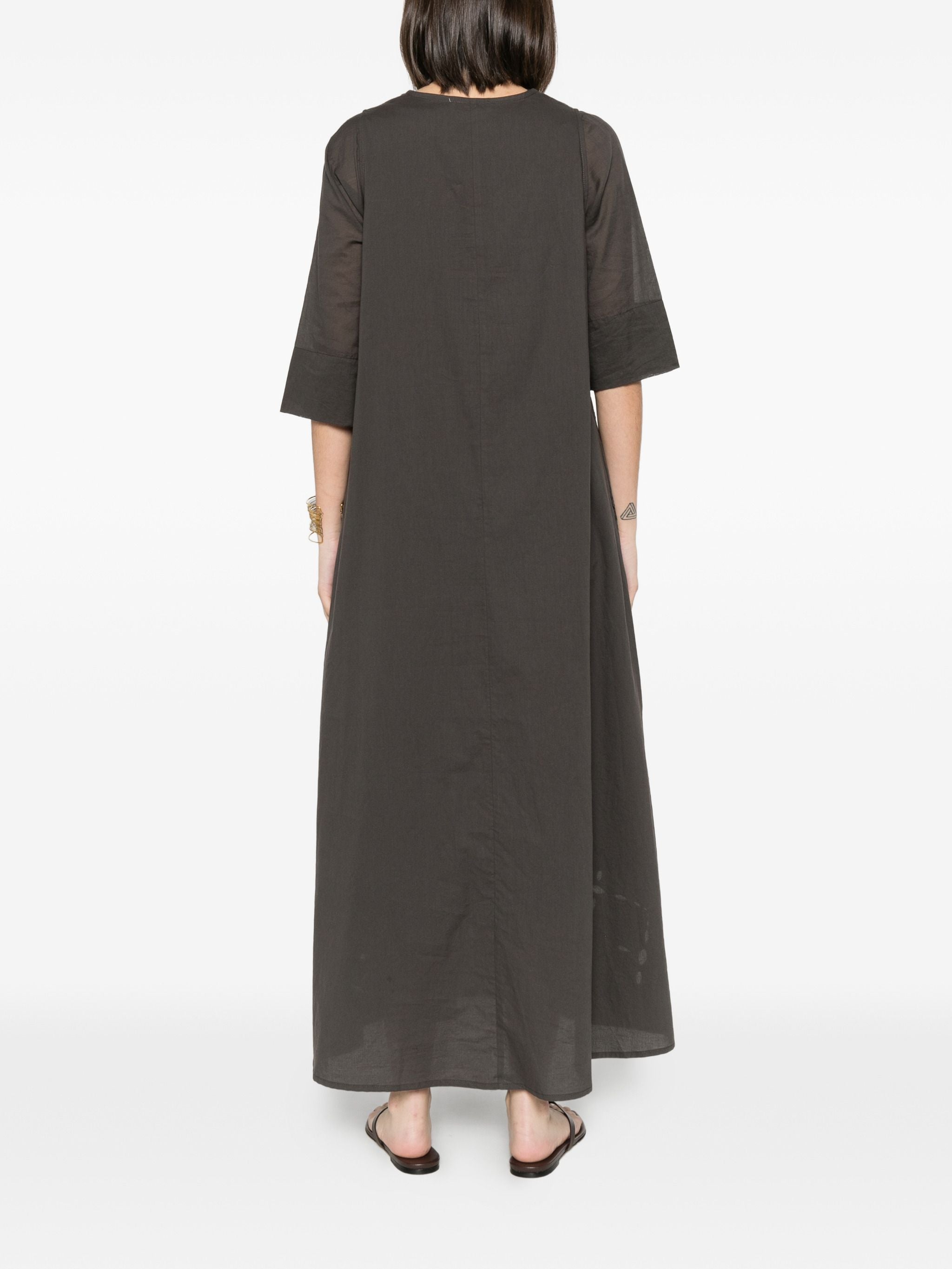 WHYCI MILANO BRODERIE ANGLAISE DRESS