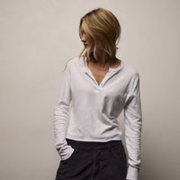 JAMES PERSE SLUB JERSEY SHRUNKEN HENLLEY