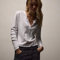 JAMES PERSE SLUB JERSEY SHRUNKEN HENLLEY