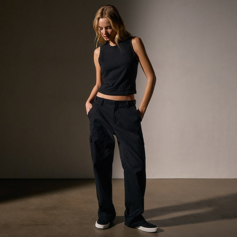 JAMES PERSE CROPPED SHELL TOP