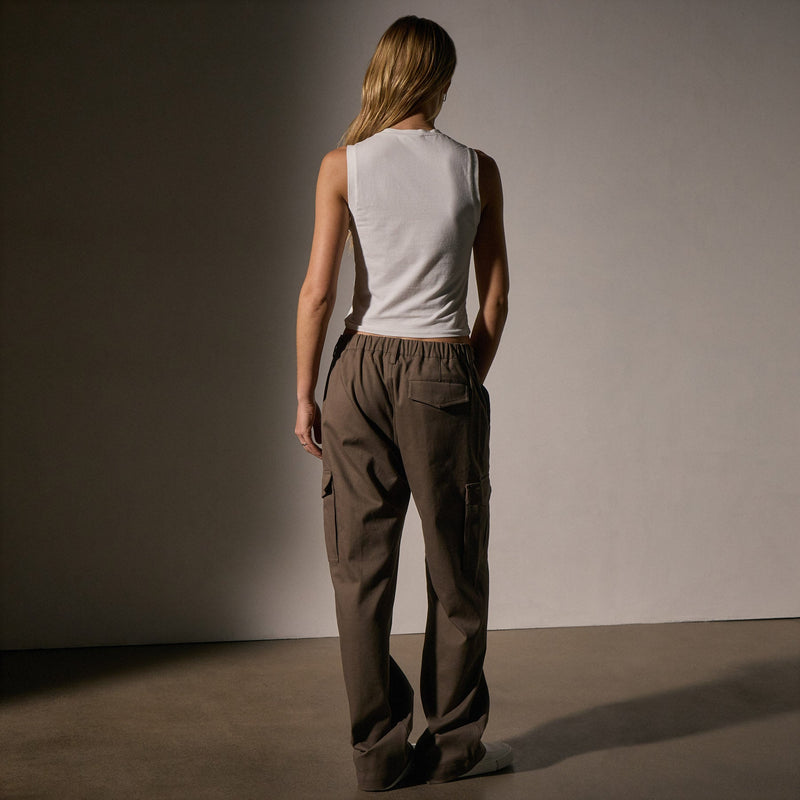 JAMES PERSE CROPPED SHELL TOP