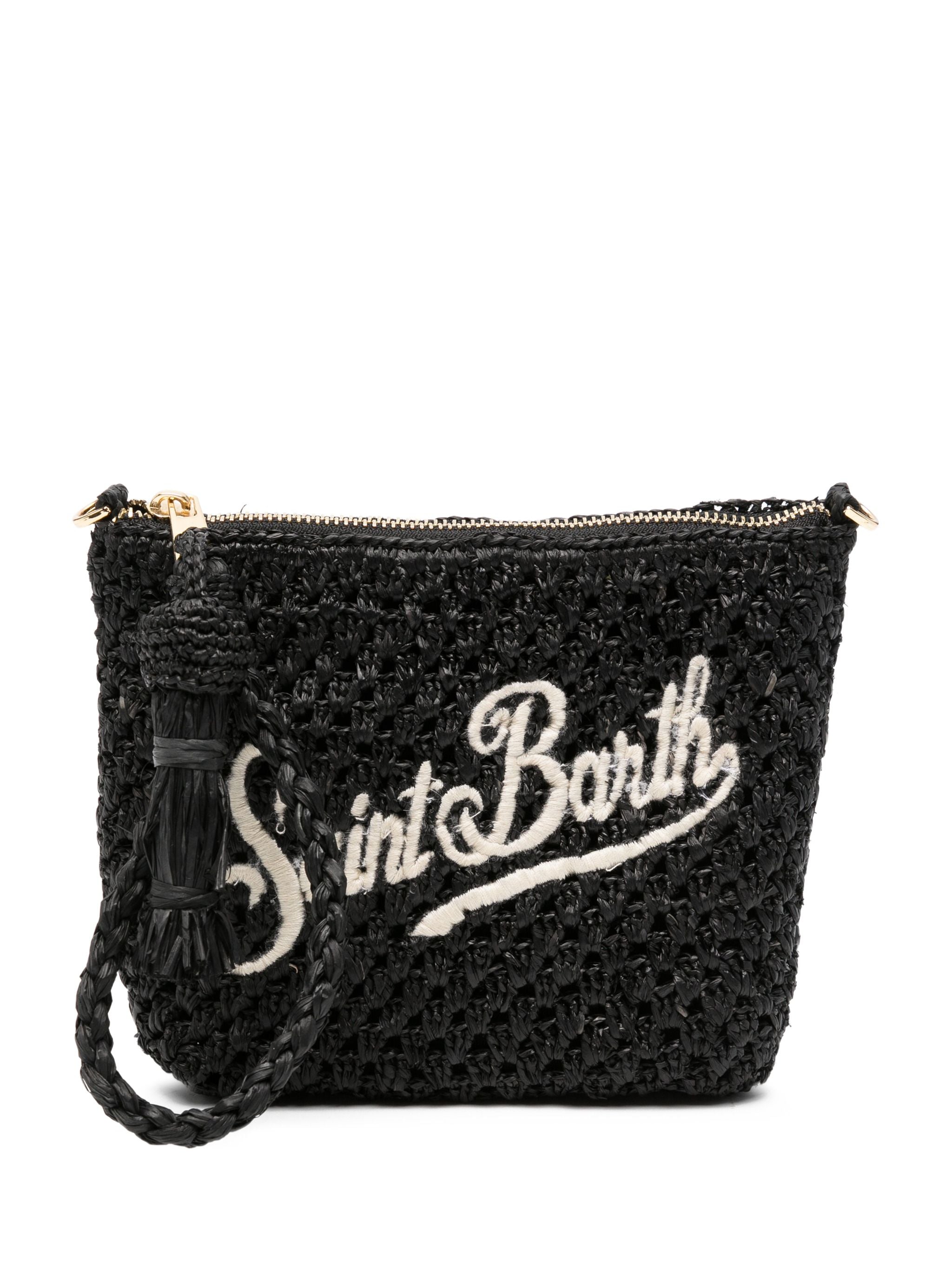 MC2 SAINT BARTH RAFFIA POUCH