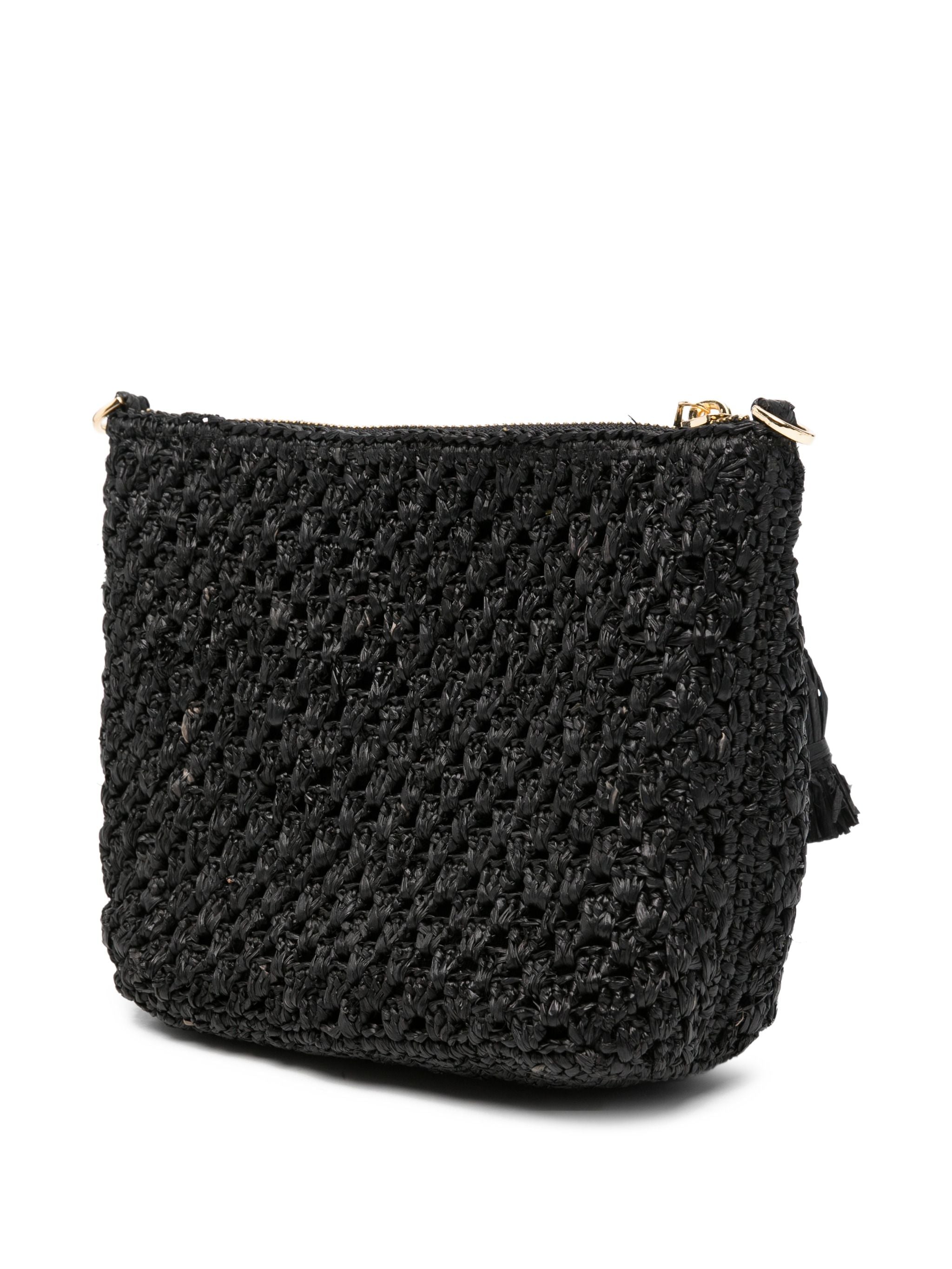 MC2 SAINT BARTH RAFFIA POUCH