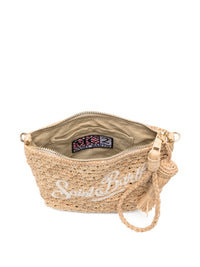 MC2 SAINT BARTH RAFFIA POUCH