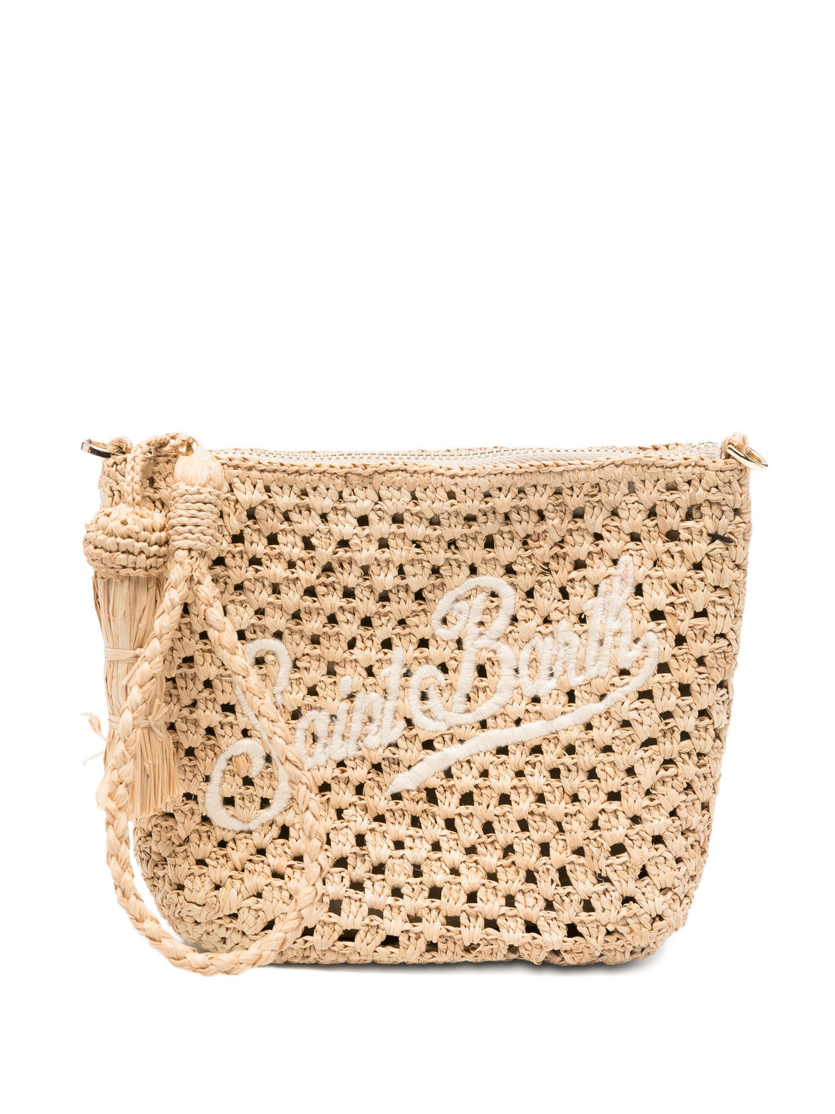 MC2 SAINT BARTH RAFFIA POUCH