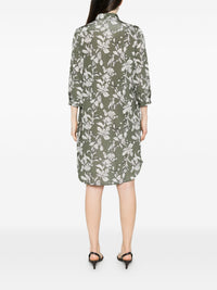 ROSSO 35 FLORAL SHIRT DRESS