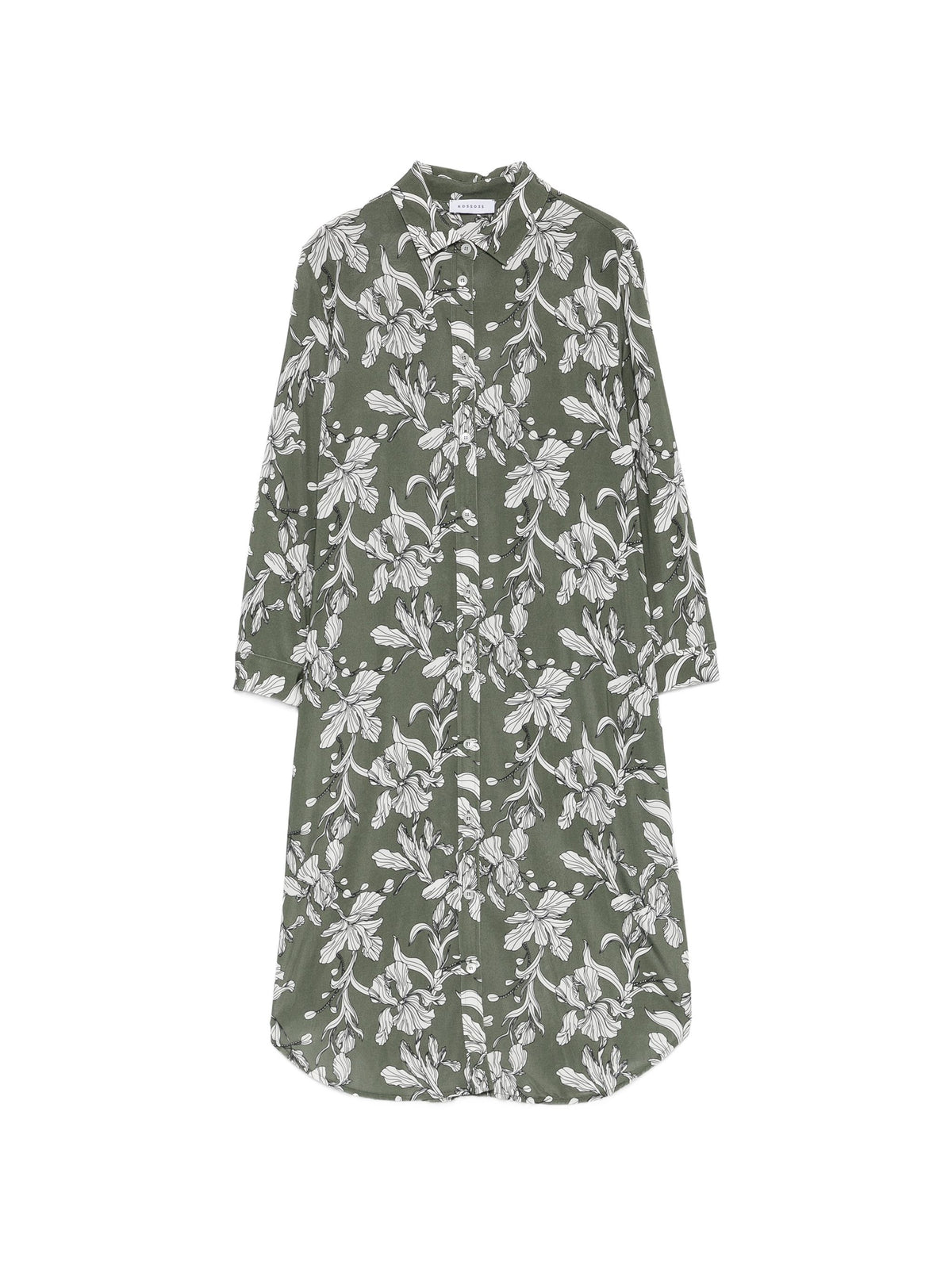 ROSSO 35 FLORAL SHIRT DRESS