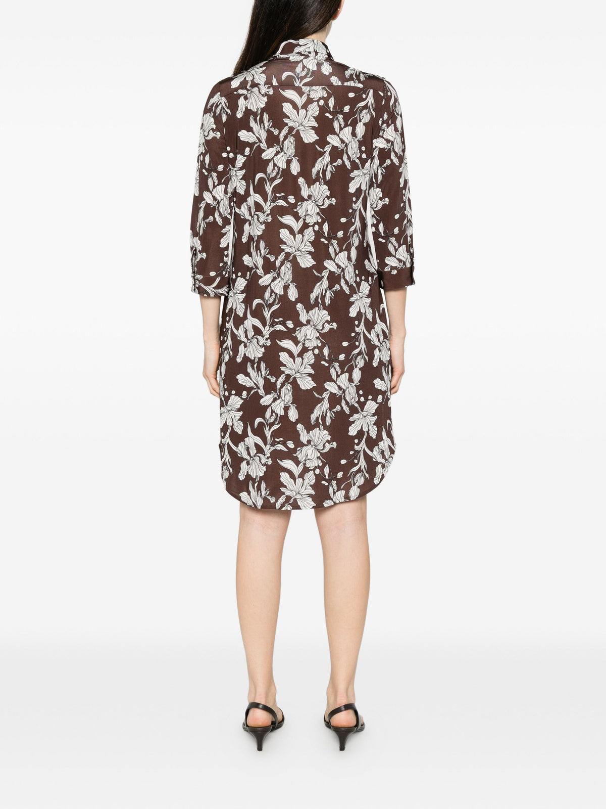 ROSSO 35 FLORAL SHIRT DRESS