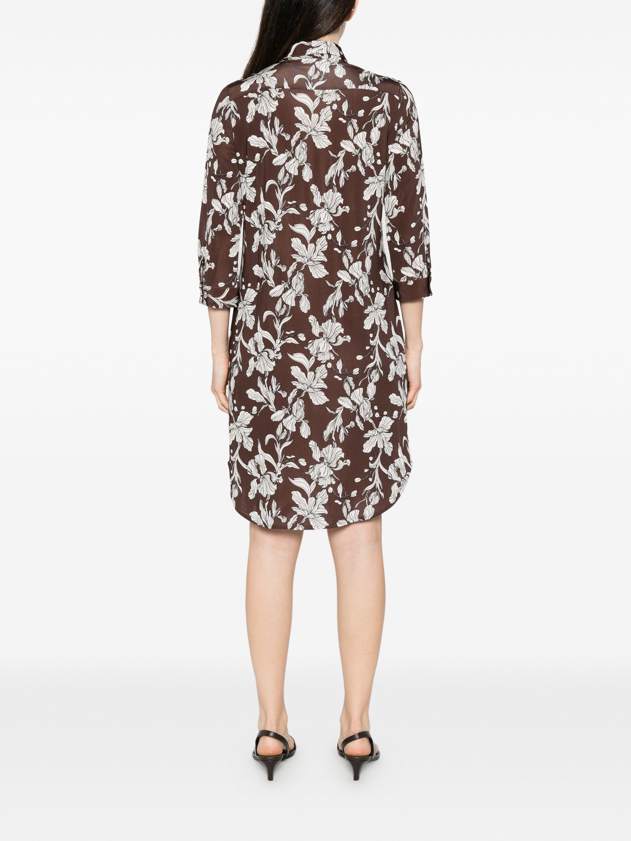ROSSO 35 FLORAL SHIRT DRESS
