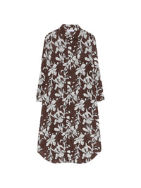 ROSSO 35 FLORAL SHIRT DRESS