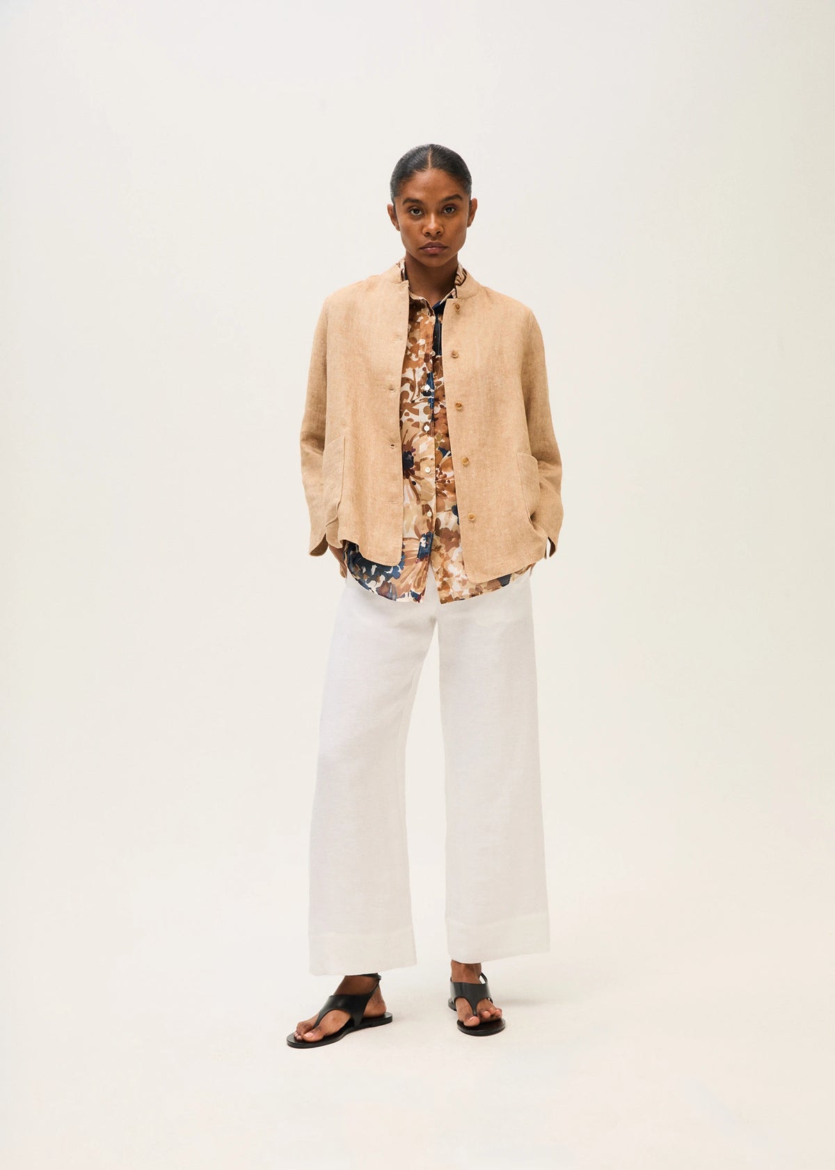 ROSSO 35 LINEN JACKET