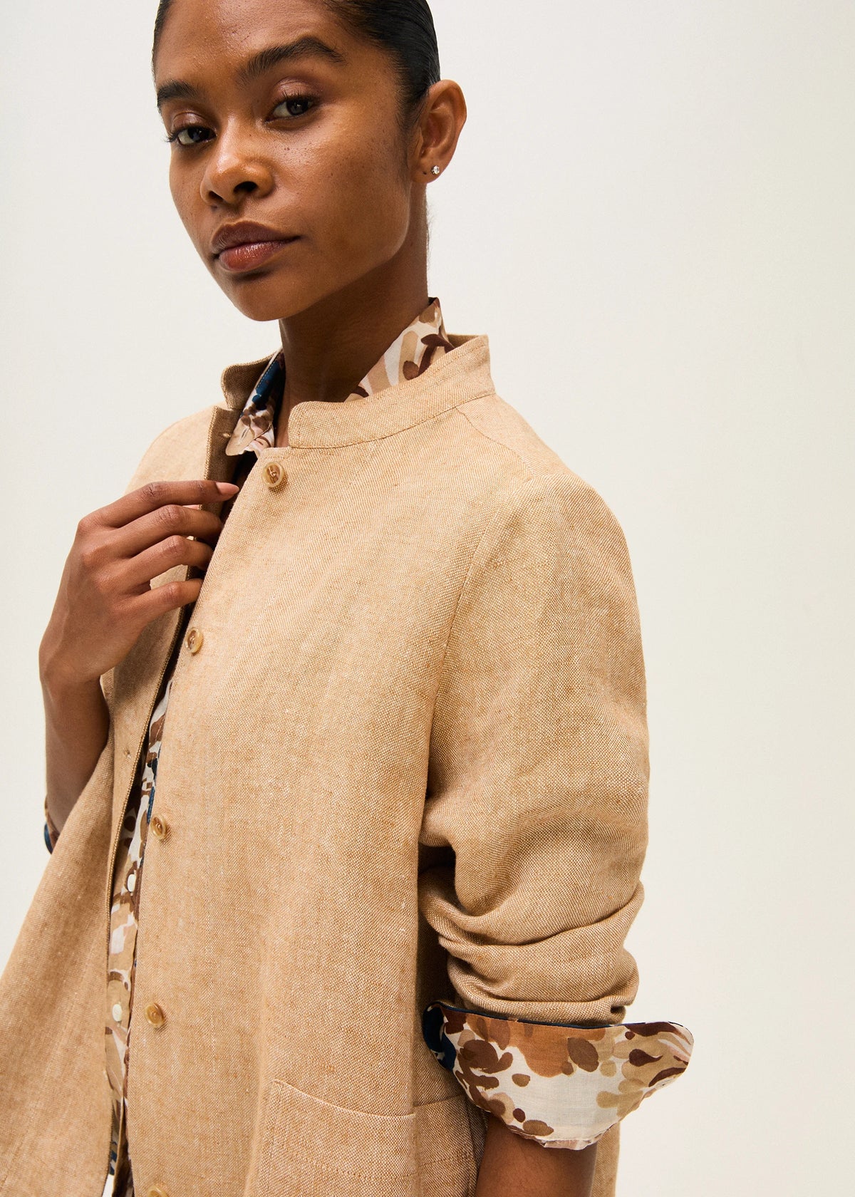 ROSSO 35 LINEN JACKET