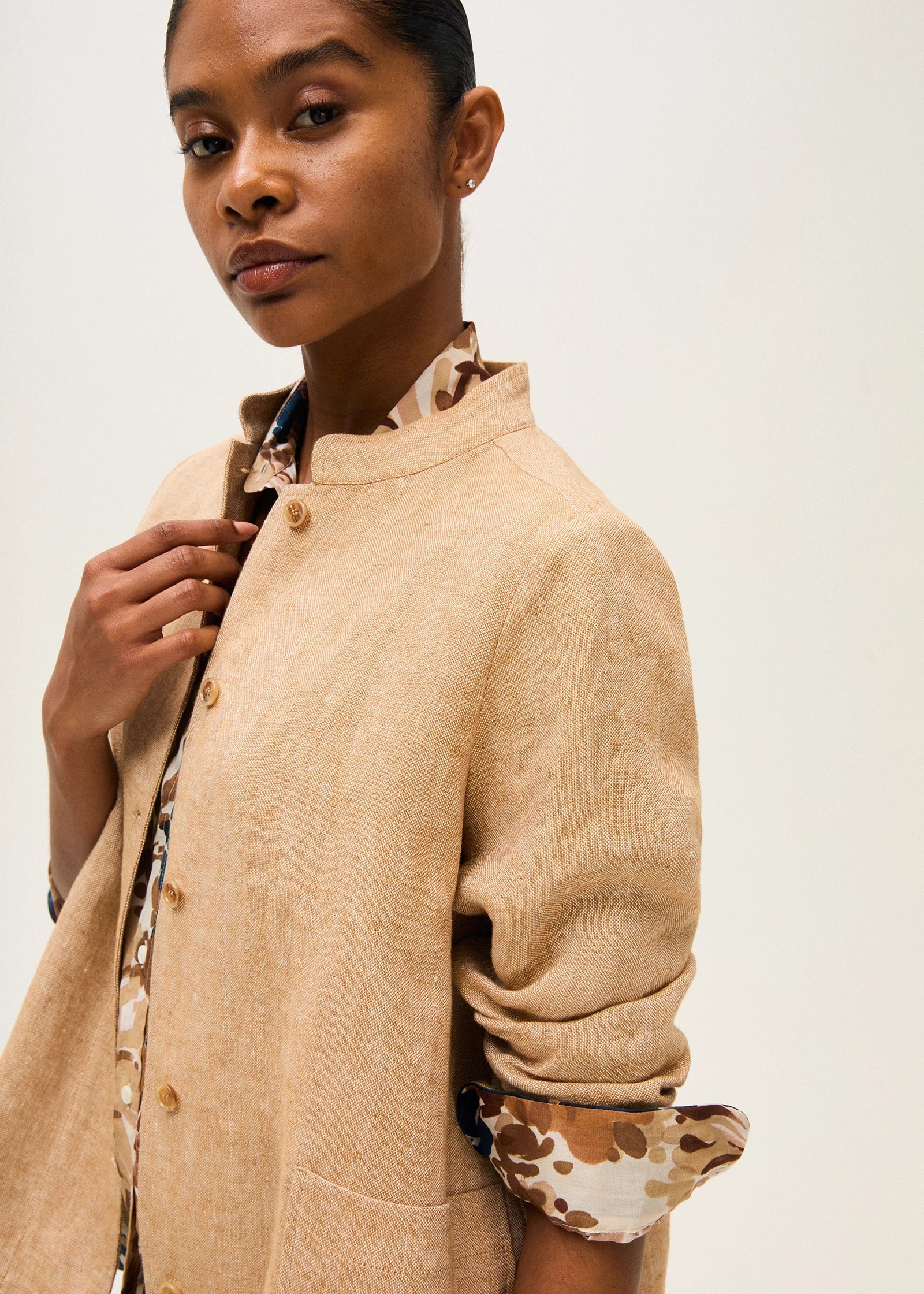 ROSSO 35 LINEN JACKET
