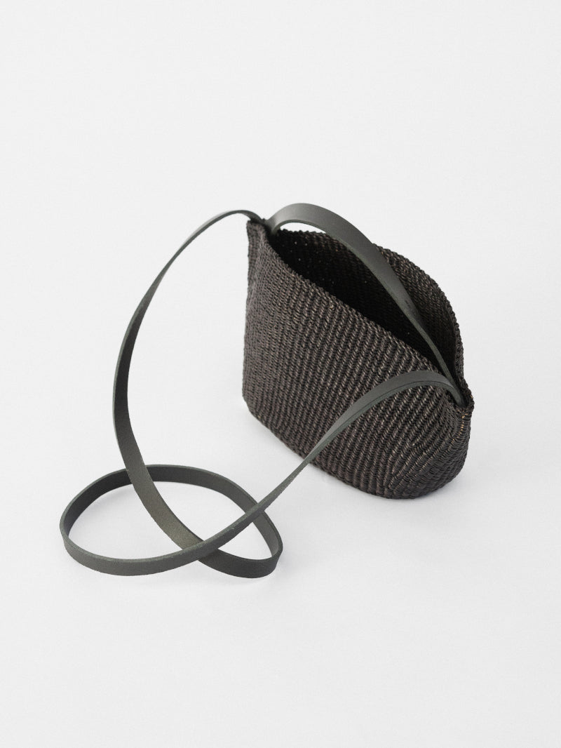 INES BRESSAND SMALL GOUSSE OVAL HANDBAG