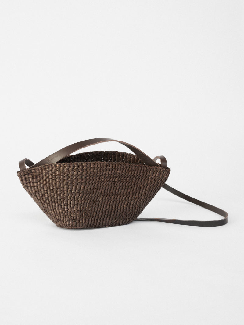 INES BRESSAND SMALL GOUSSE OVAL HANDBAG