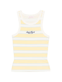 MC2 SAINT BARTH RIB STRIPES TANK TOP