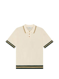 LES DEUX LACE KNITTED POLO