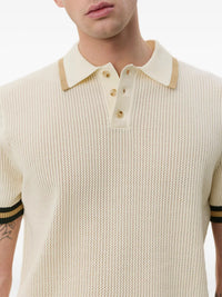 LES DEUX LACE KNITTED POLO