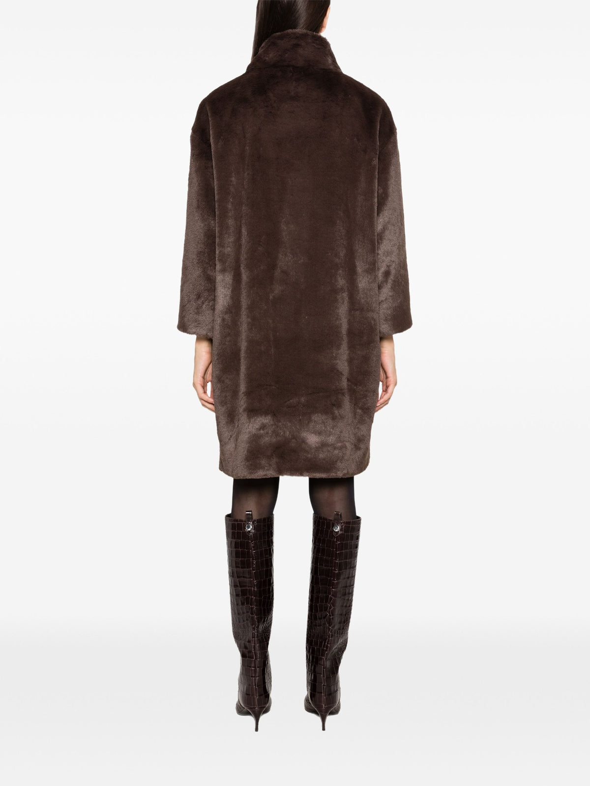 HERNO FAUX FUR COAT