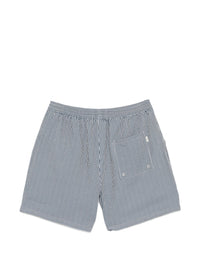 LES DEUX STRIPE SEERSUCKER SWIM SHORT