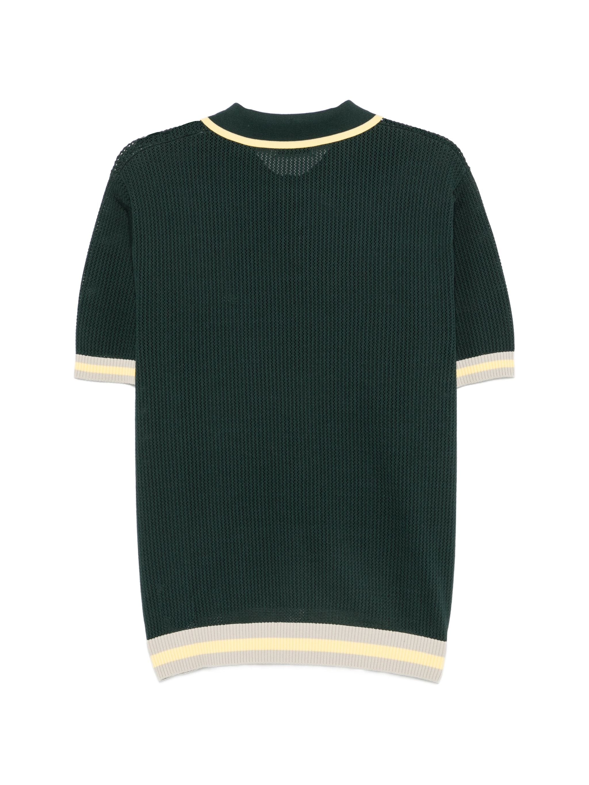 LES DEUX LACE KNITTED POLO