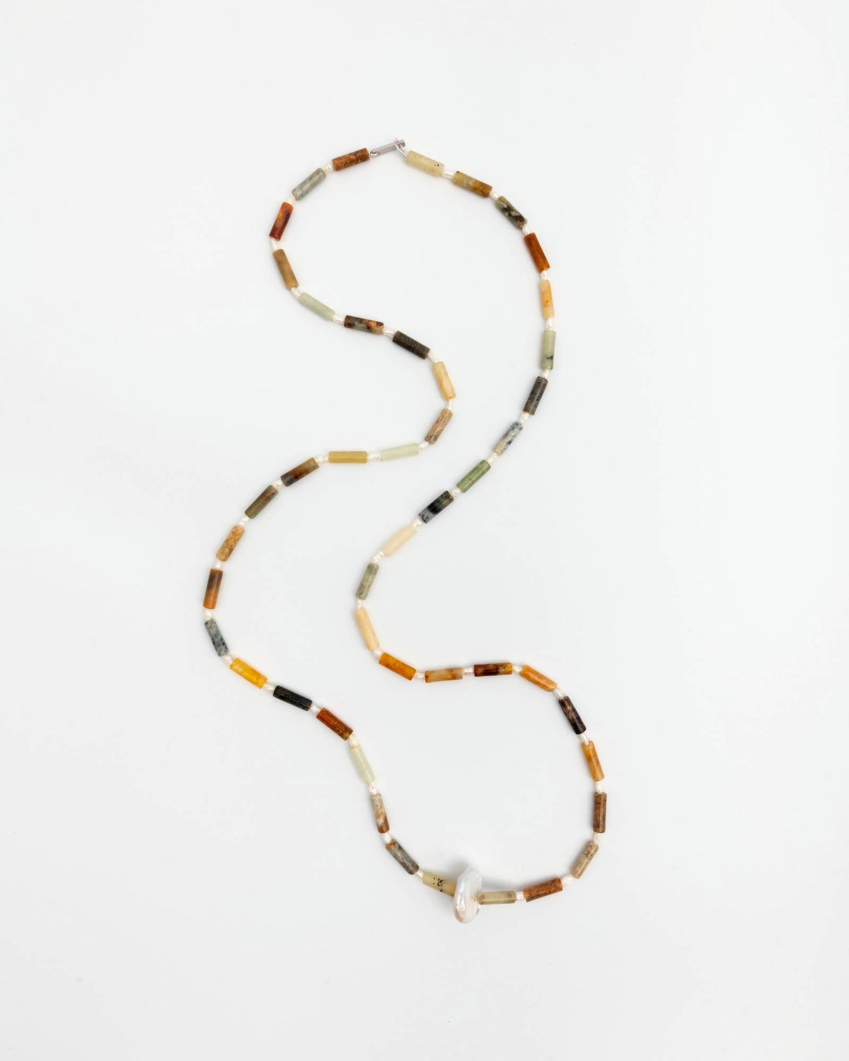 ALYSI COLORED STONES LONG NECKLACE