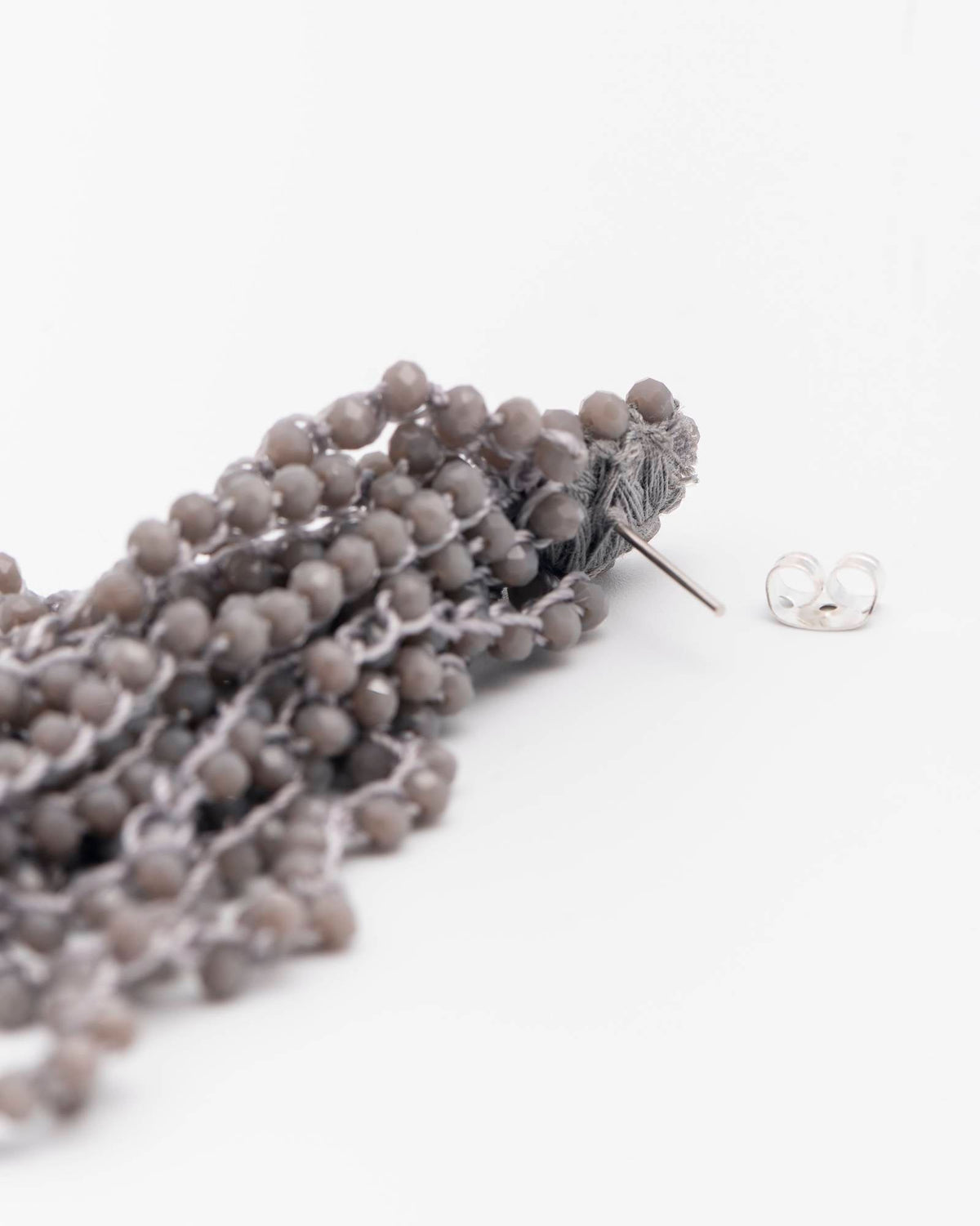 ALYSI LONG CROCHET BEADS EARRINGS