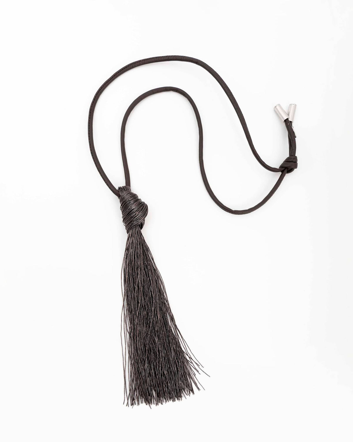 ALYSI LONG FRINGED NECKLACE